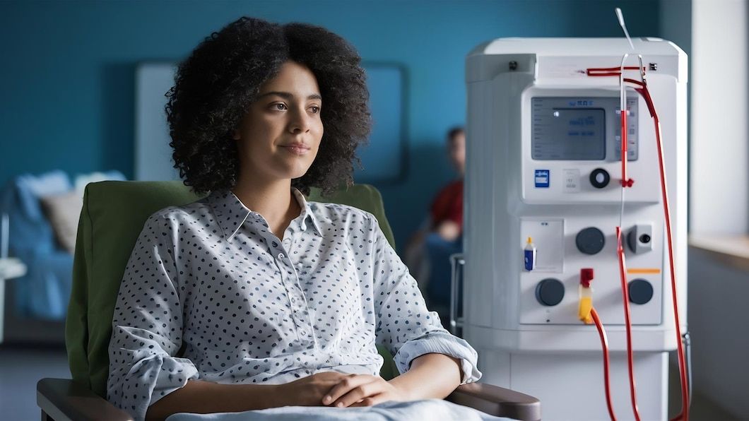 Hemodialysis machine and unit